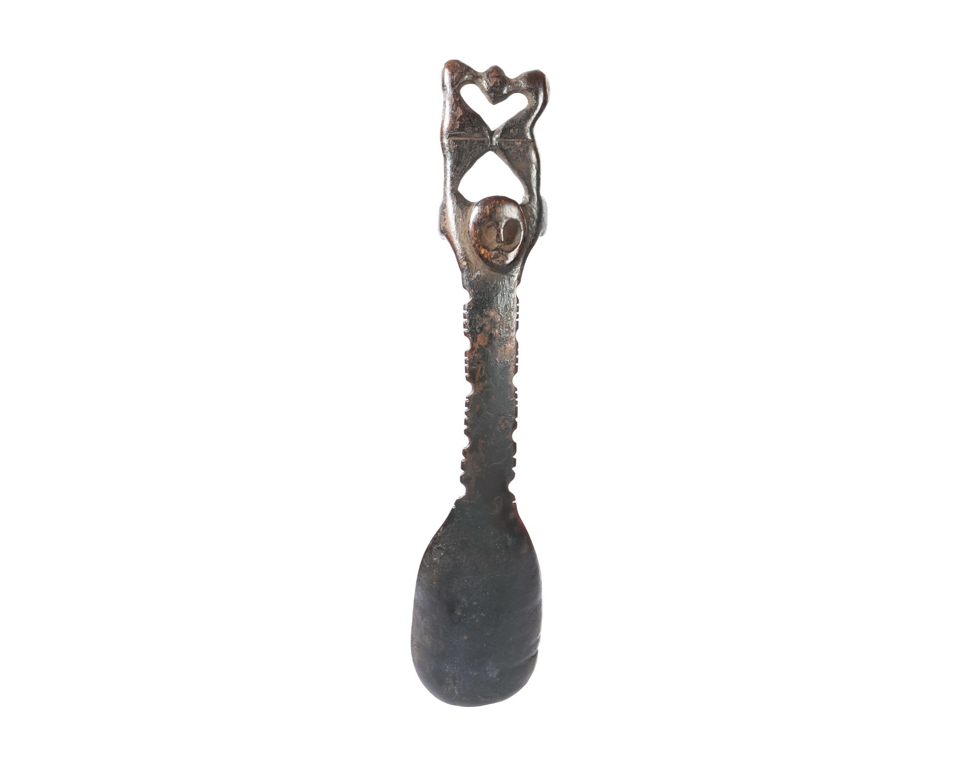 Timor, horn spoon, - Image 3 of 5