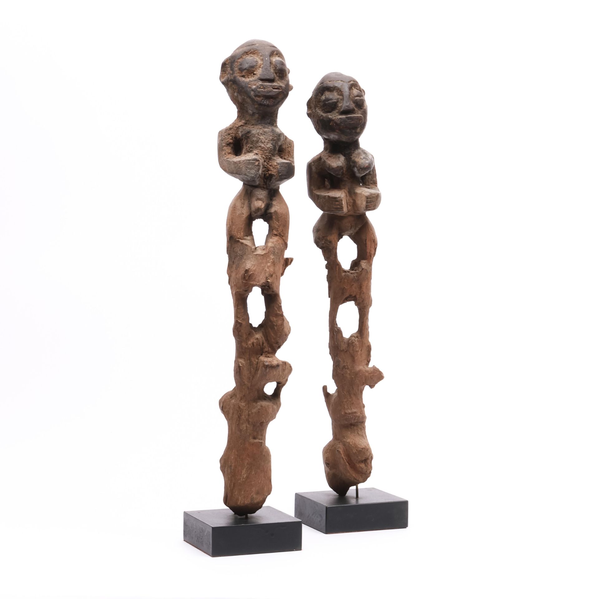 Benin, Fon, a pair of botchio figures, - Bild 6 aus 6
