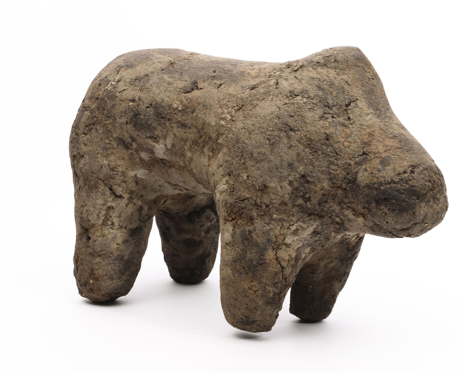 Mali, Bamana, zoomorphic power figure, boli.