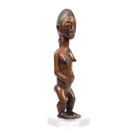 Ivory Coast, Baule, standing female figure,