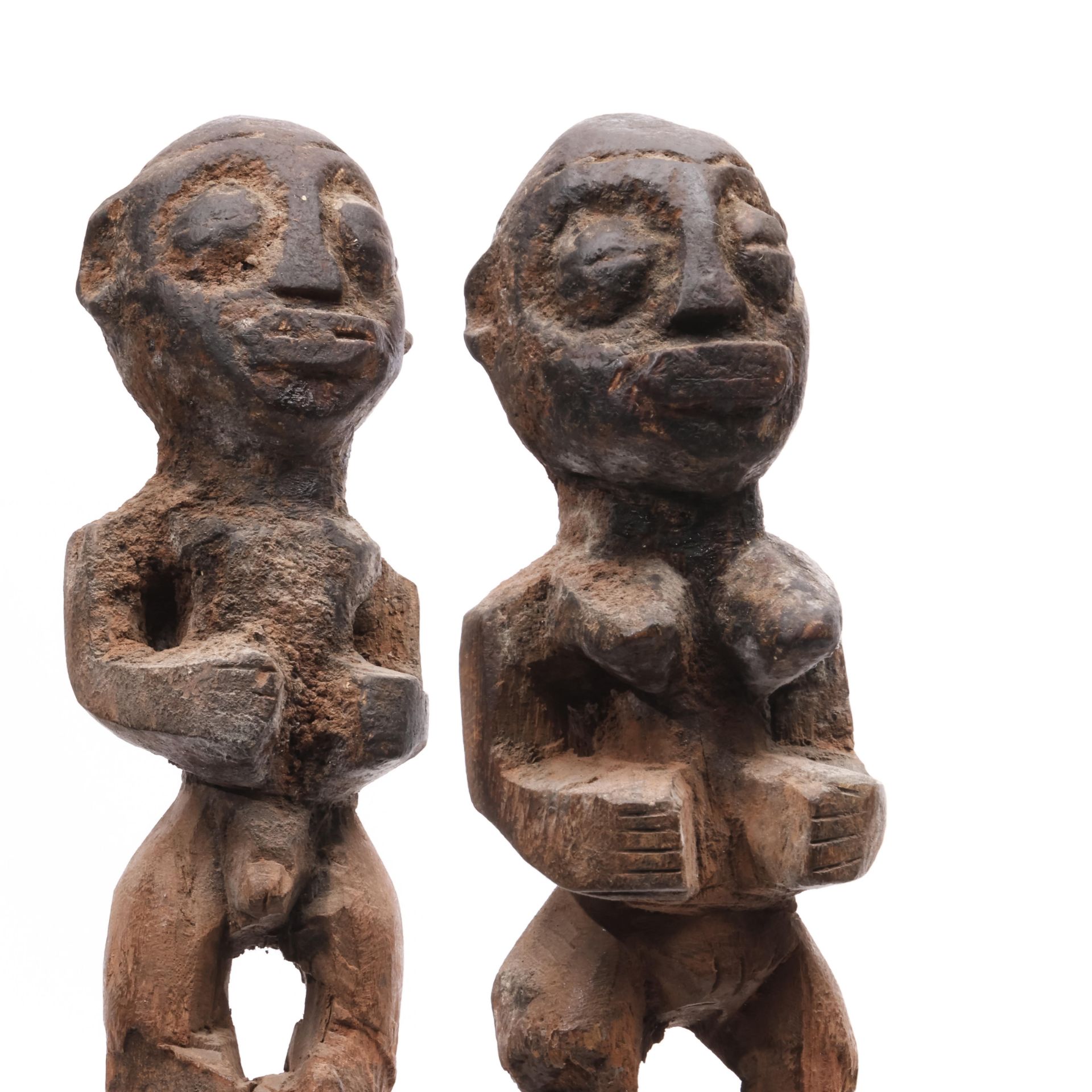 Benin, Fon, a pair of botchio figures, - Image 5 of 6
