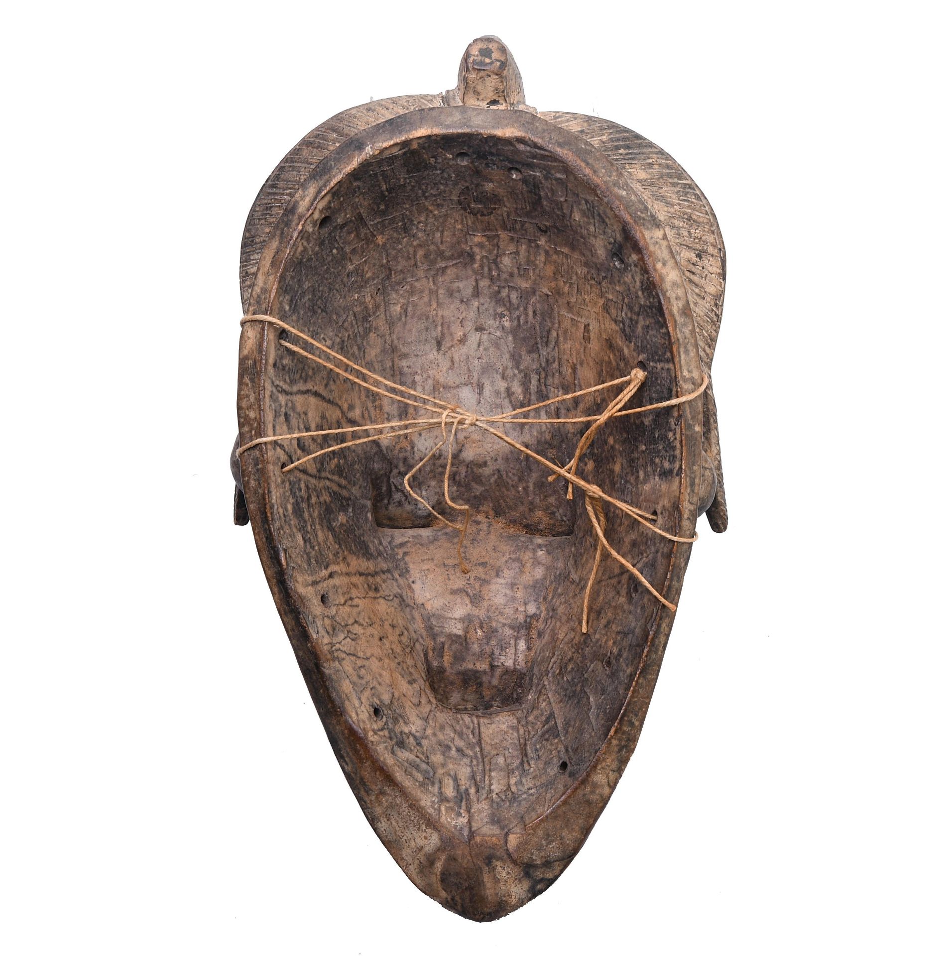Ivory Coast, Baule, face mask. - Image 4 of 6