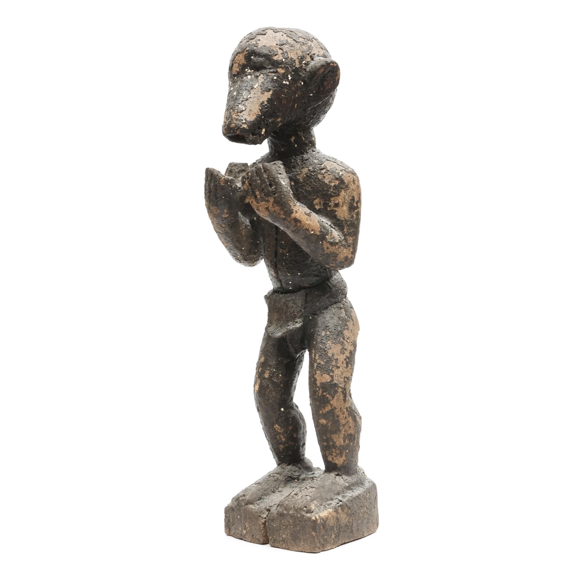 Ivory Coast, Baule, a standing ritual figure, Gbekre - Image 2 of 2