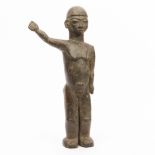 Burkina Faso, Lobi, a standing male shrine figure, bateba