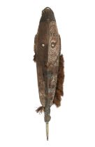 P.N. Guinea, Middle-Sepik, Mai mask, polychrome face.