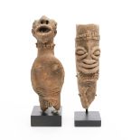 Ghana, Koma Bulsa, two terracotta figures,