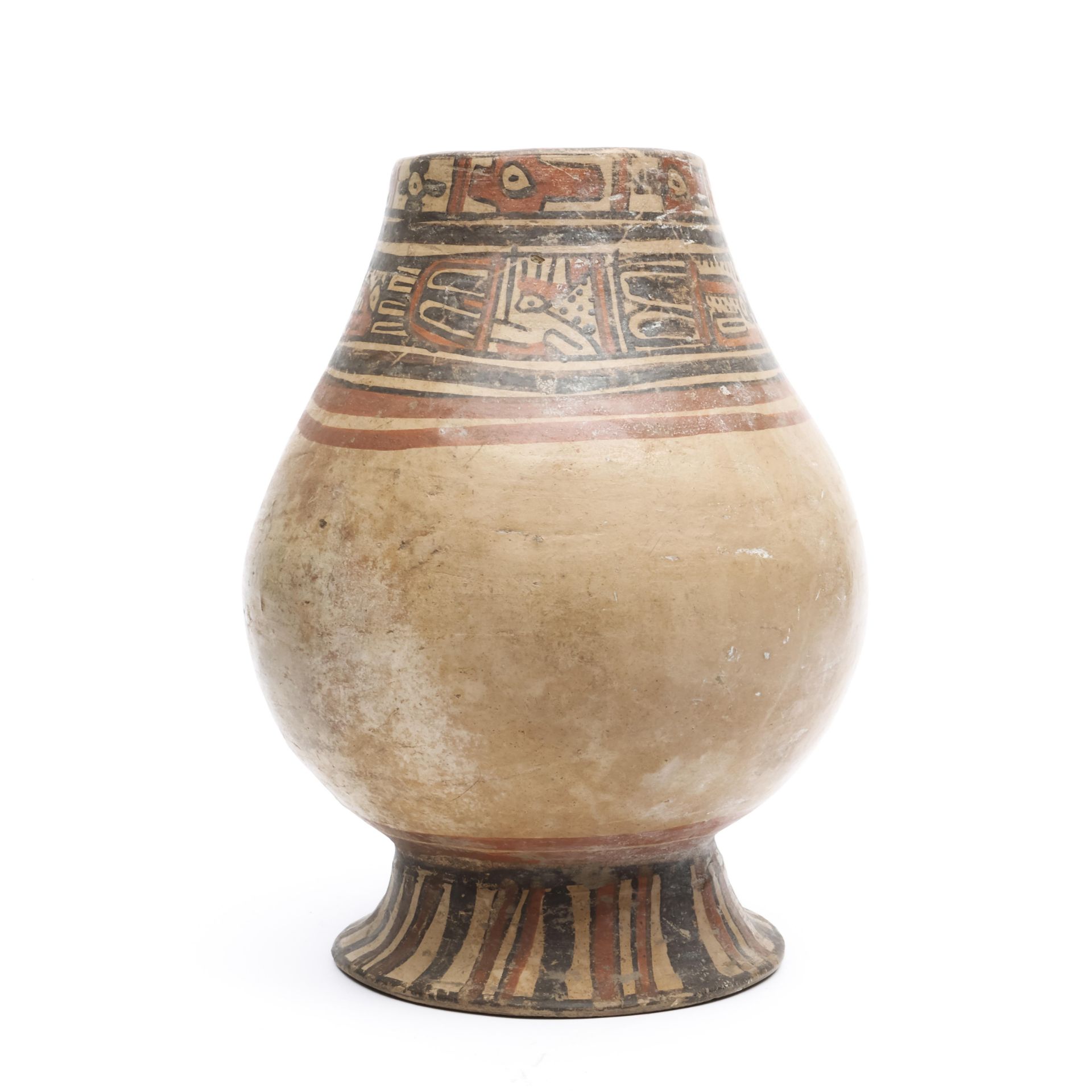 Costa Rica, Nicoya, a jaguar vase, ca. 1000-1500 AD, - Bild 3 aus 6
