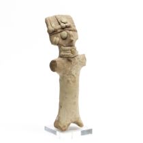 Nothern Syria, a terracotta large Idol, 3rd Mill BC,