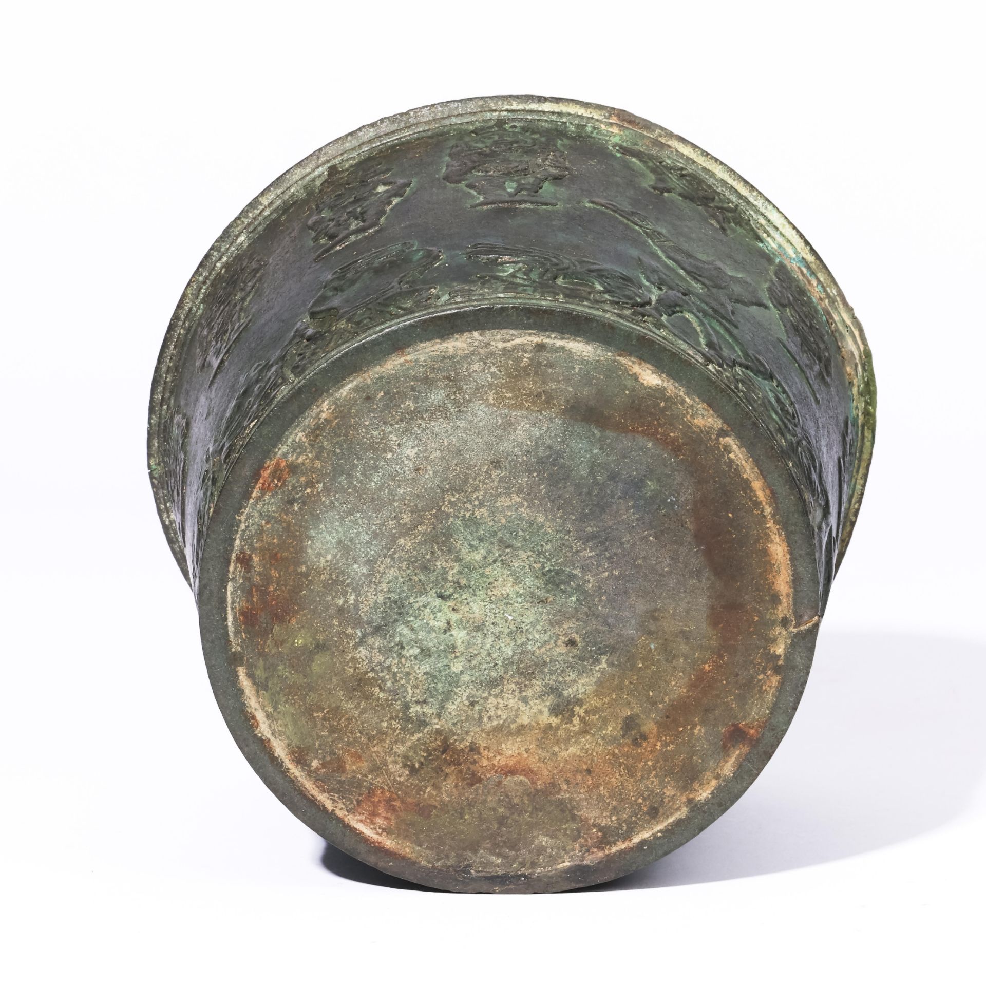 Java, a copper alloy zodiac pot, 14th C. - Image 4 of 6