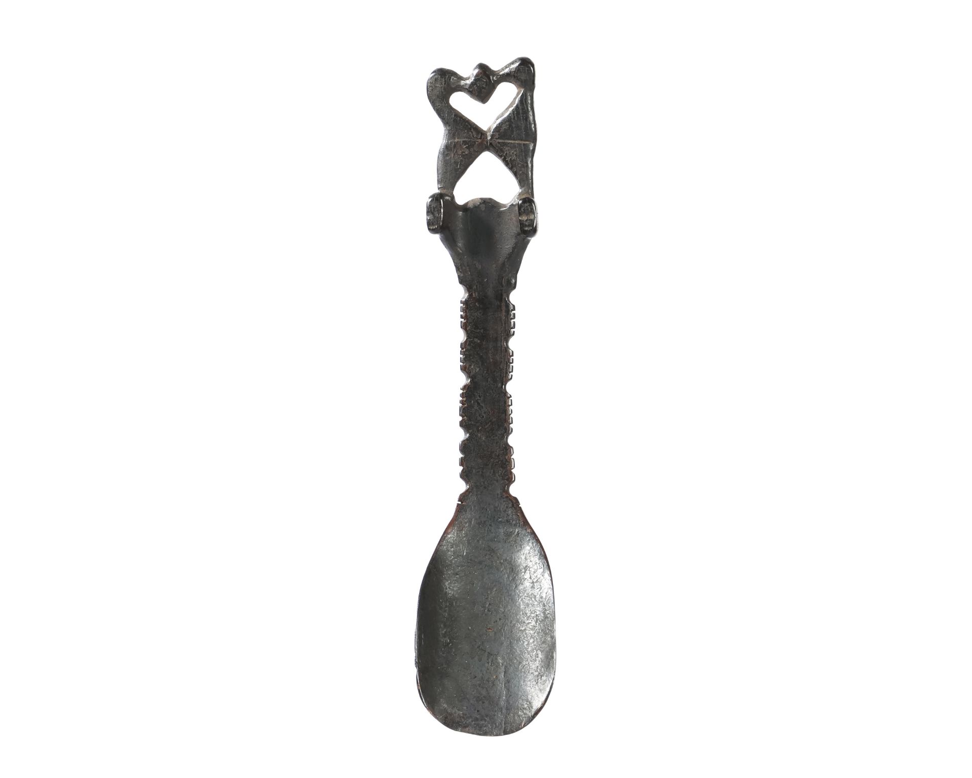 Timor, horn spoon, - Image 5 of 5