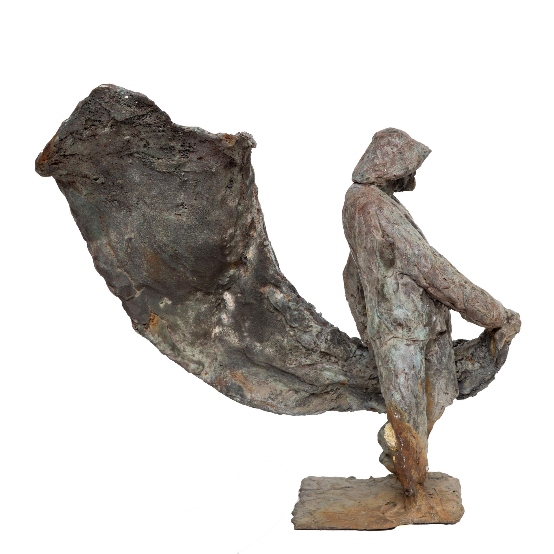 Karel Gomes (1930-2016), gepatineerd bronzen sculptuur, circa 1970. - Image 2 of 3