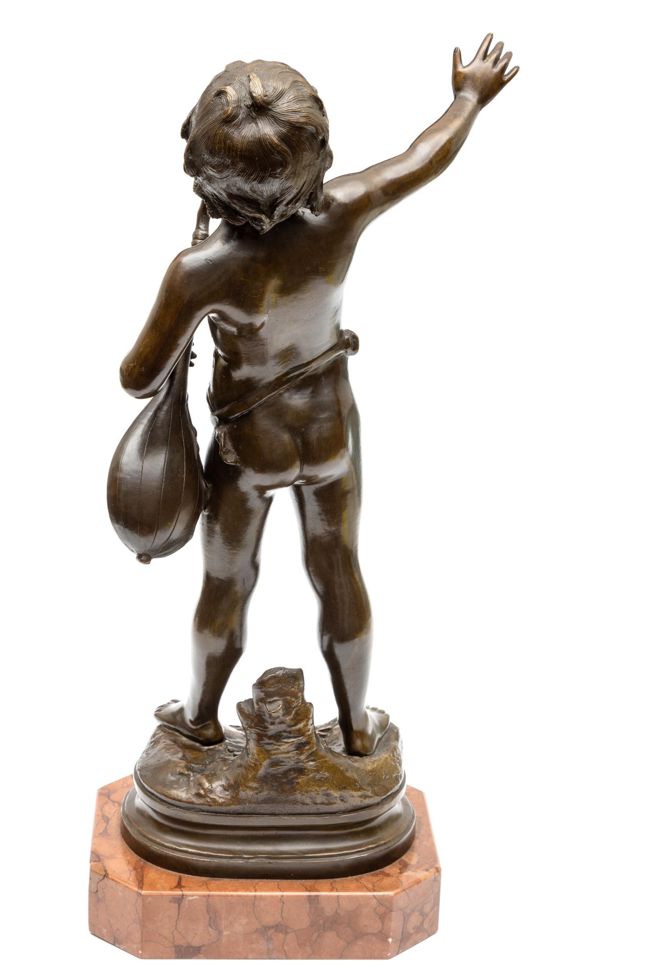 Auguste Moreau (1834-1917), bruin gepatineerd bronzen sculptuur, ca. 1920; - Bild 3 aus 4