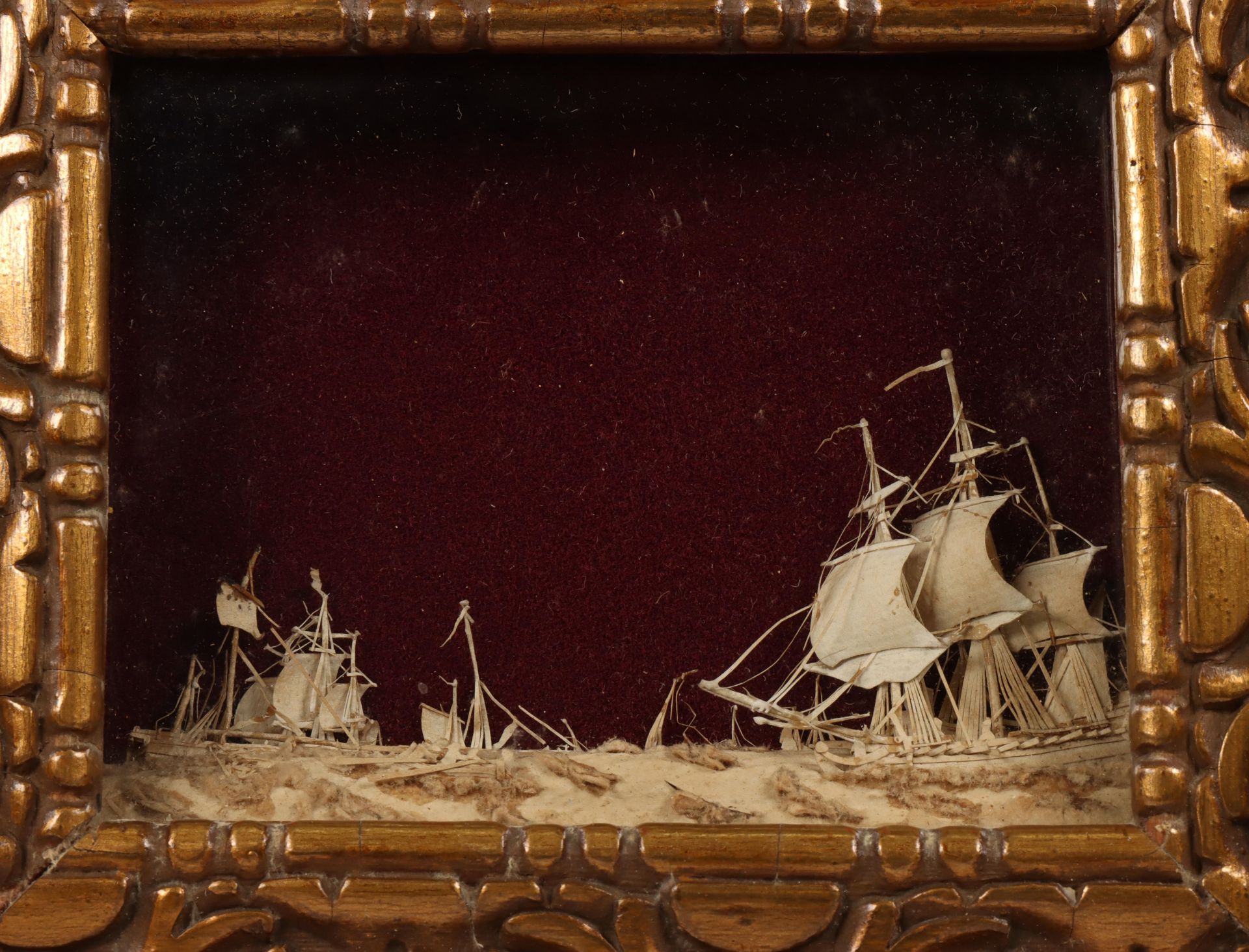 Bavelaar met voorstelling van schepen, 18e eeuw; - Bild 3 aus 3
