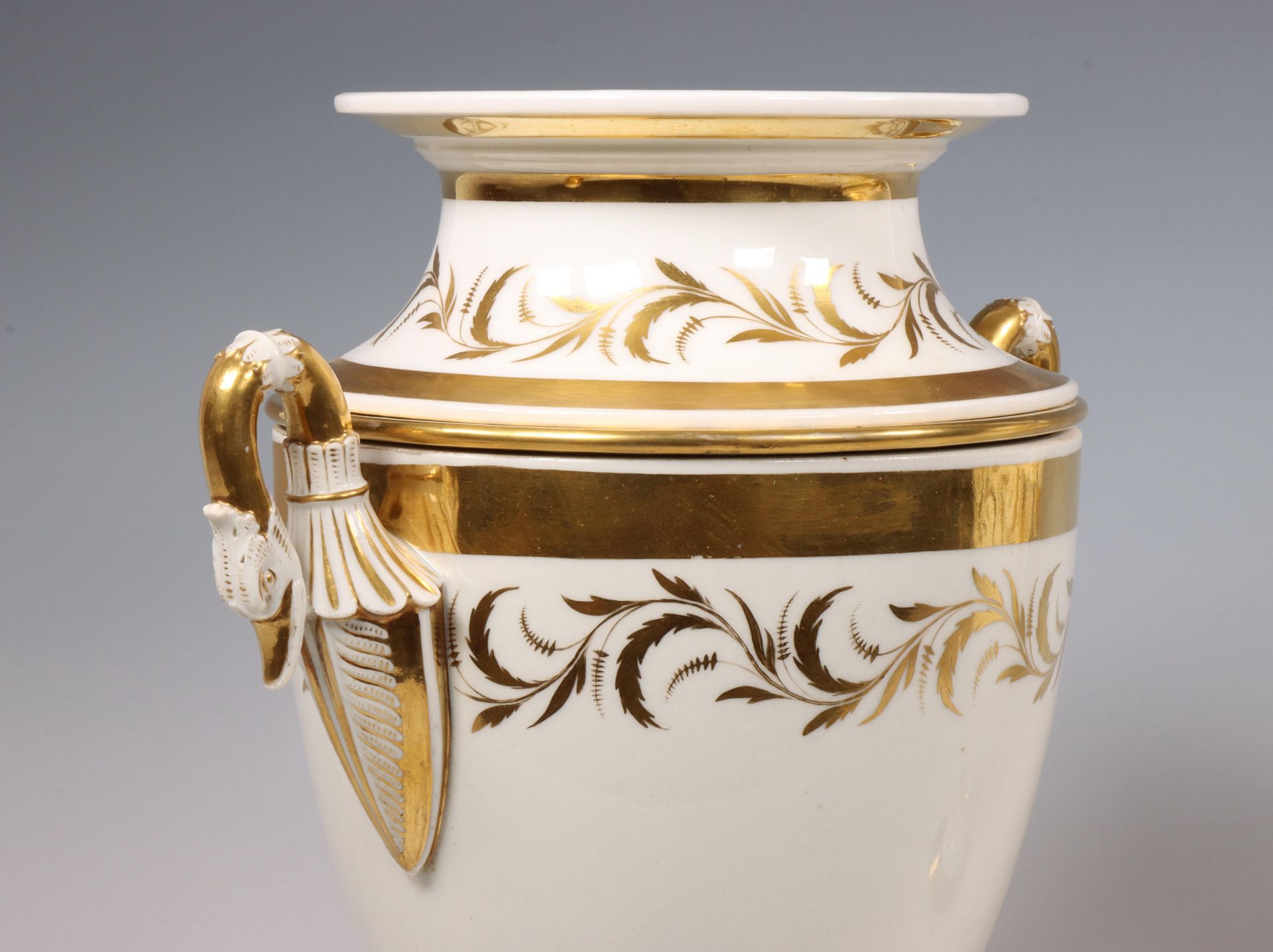 Frankrijk, paar porseleinen en vergulde ijscoupes zgn. 'Seau a glace', Empire, ca. 1820; - Bild 2 aus 3