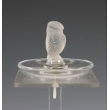 Frankrijk, Lalique, persglas ringenbakje, circa 1975.