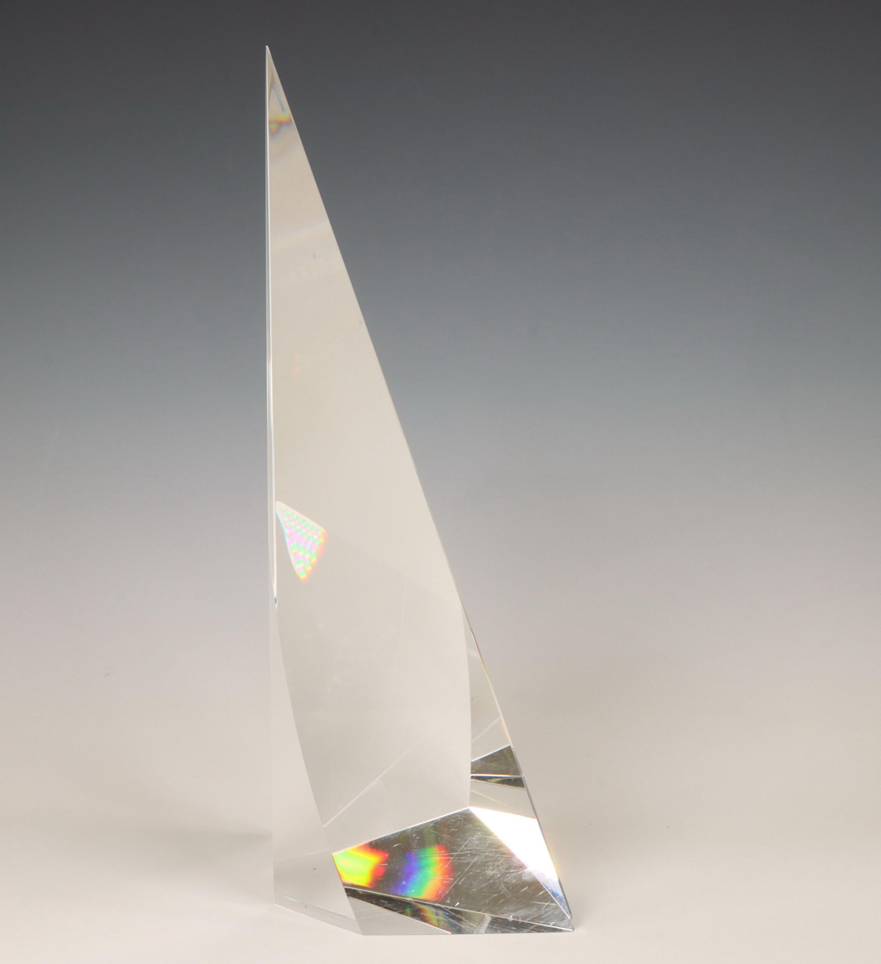 Josef Tomecko (1945), Geslepen glassculptuur "Prism", circa 1990. - Bild 5 aus 5