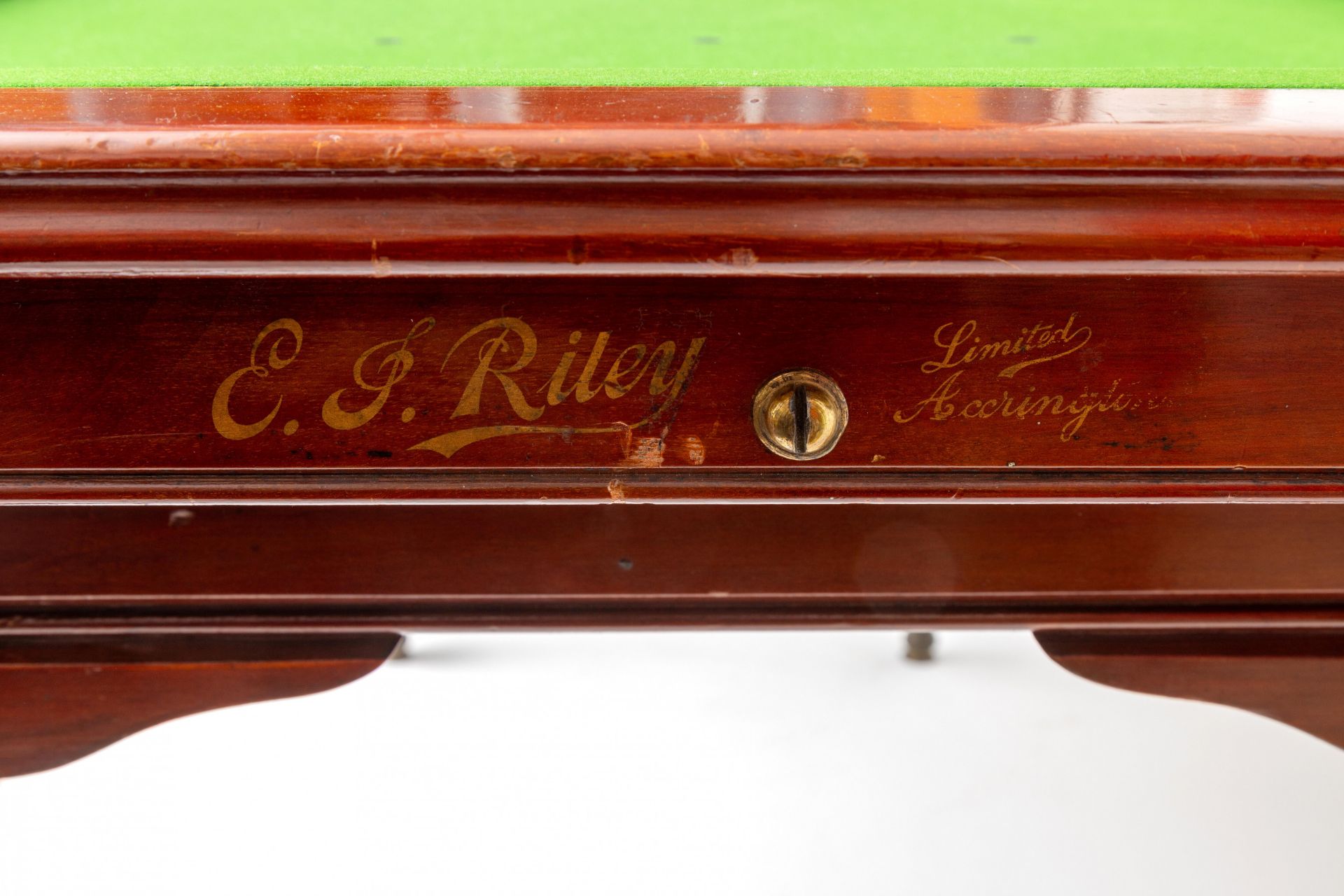 Engeland, mahoniehouten mini snookertafel, Riley, ca. 1920. - Image 3 of 8