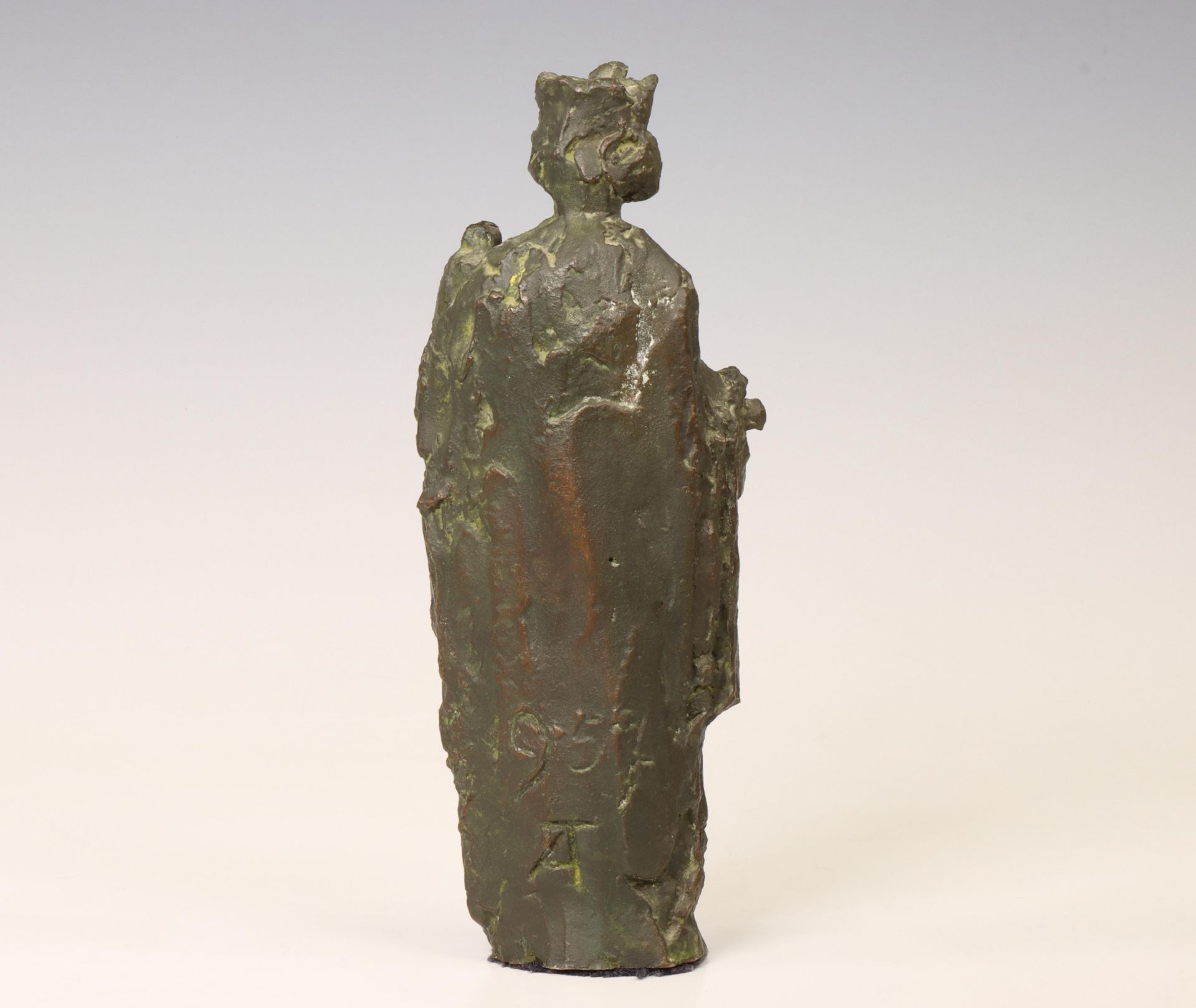 Albert Termote (1887-1978), bronzen sculptuur, Frederik II, - Image 2 of 3