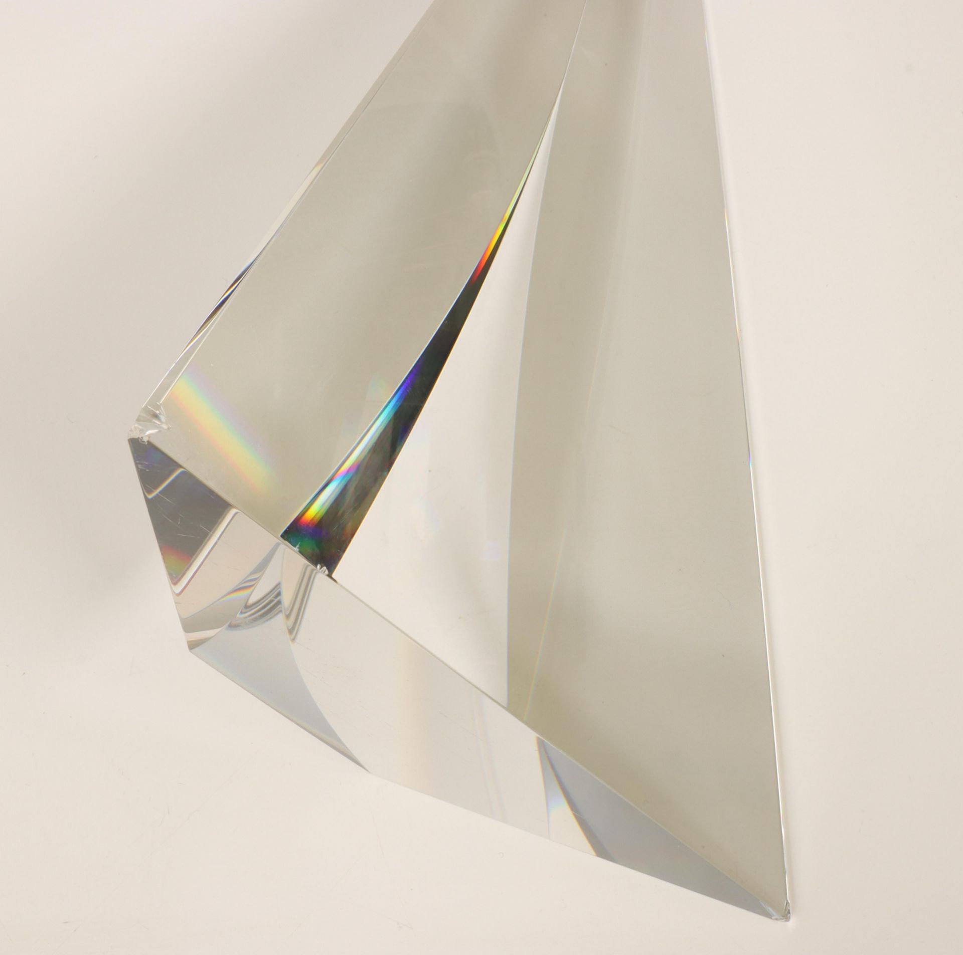 Josef Tomecko (1945), Geslepen glassculptuur "Prism", circa 1990. - Bild 4 aus 5