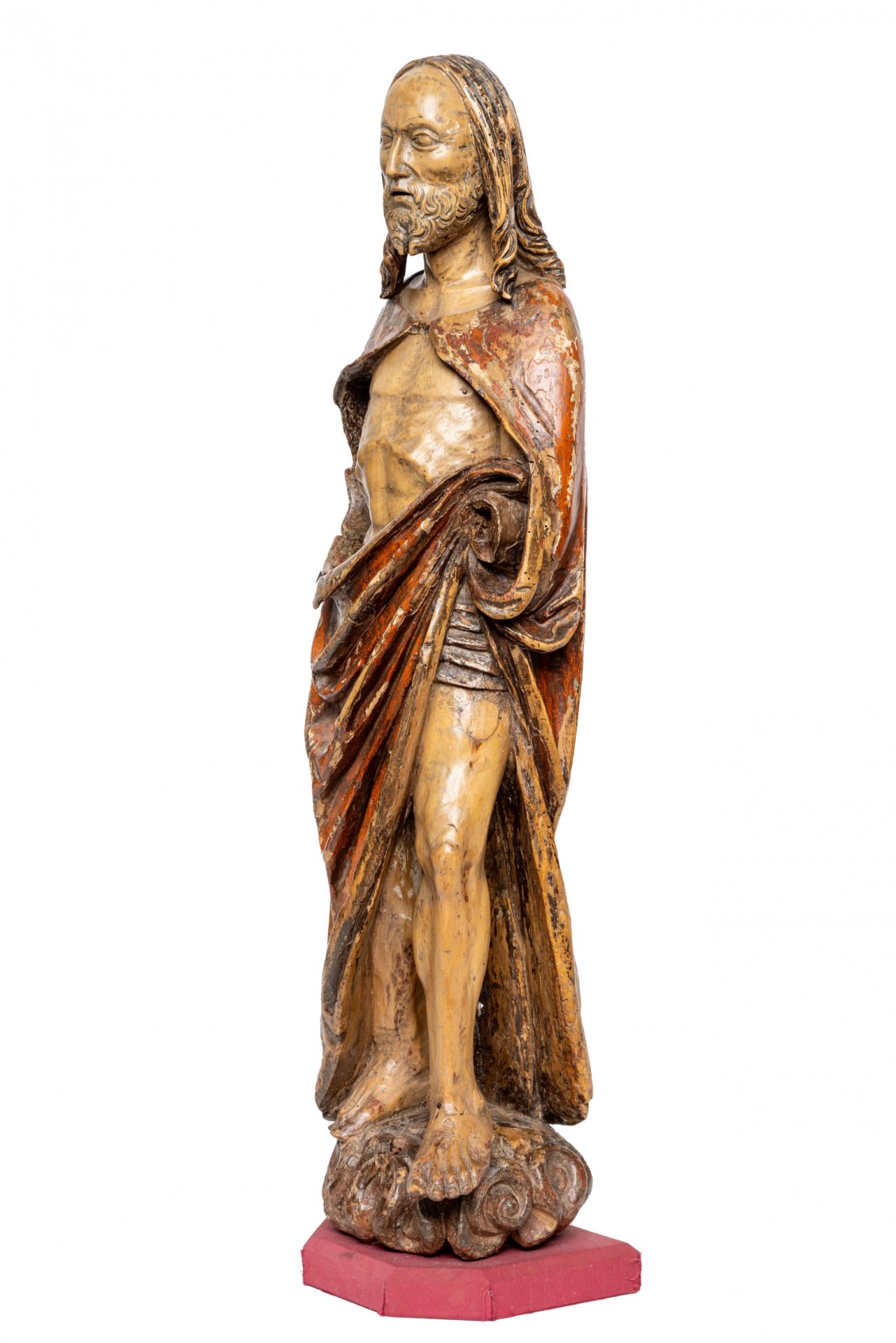 Kleefs-Gelders, lindenhouten beeld van Christus Hemelvaart, ca. 1480; - Bild 4 aus 4