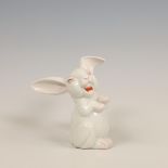 Max Daniel Hermann Fritz (1873-1948), porseleinen vormstuk van lachend konijn, uitgevoerd door Rosen