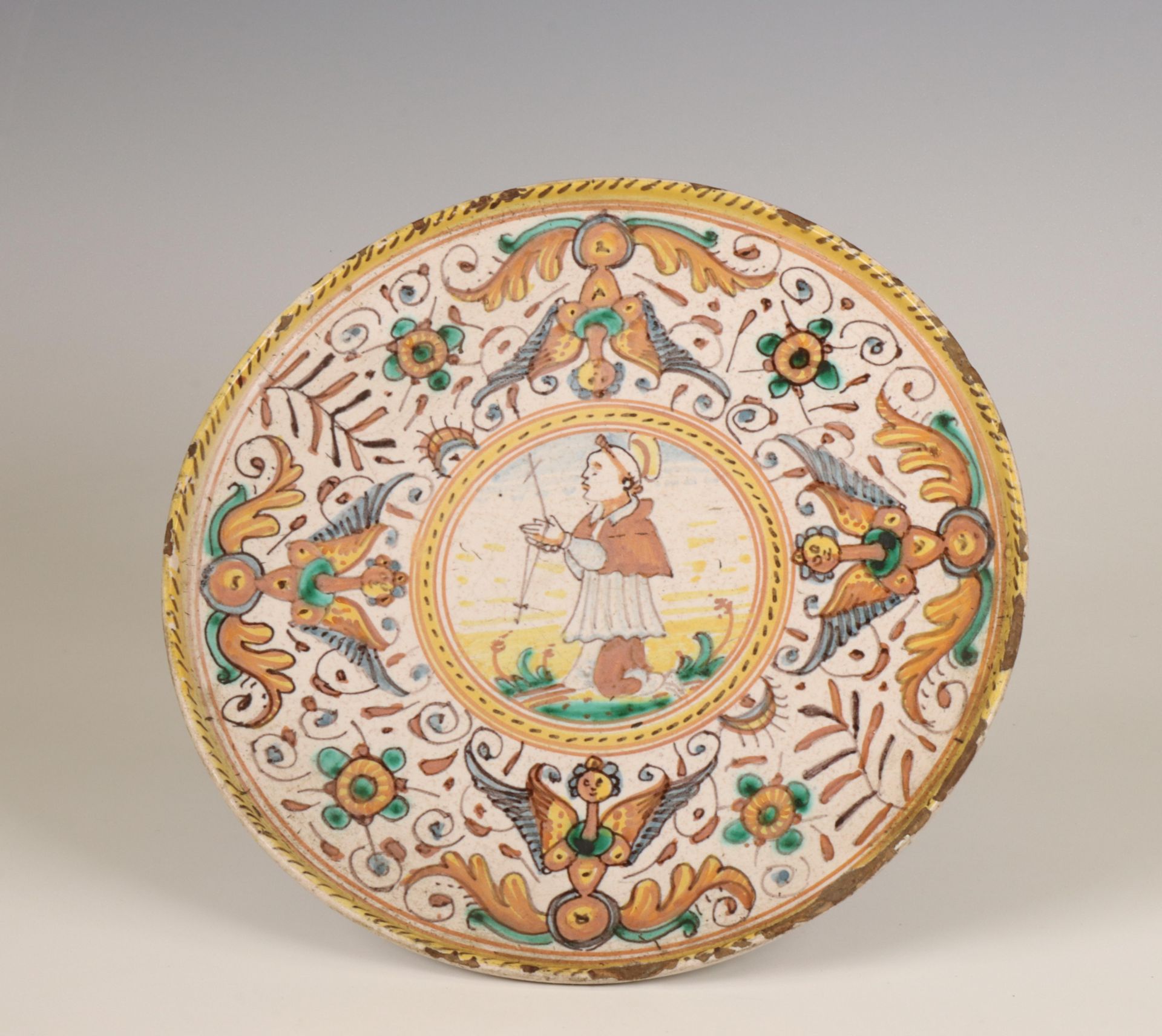 Italië, majolica aardewerk tazza, 17e eeuw. - Bild 6 aus 6