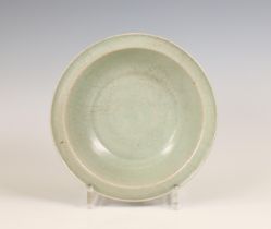 China, a celadon-glazed bowl, Ming dynasty (1368-1644),