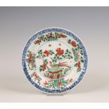 China, famille verte porcelain dish, Kangxi period (1662-1722),