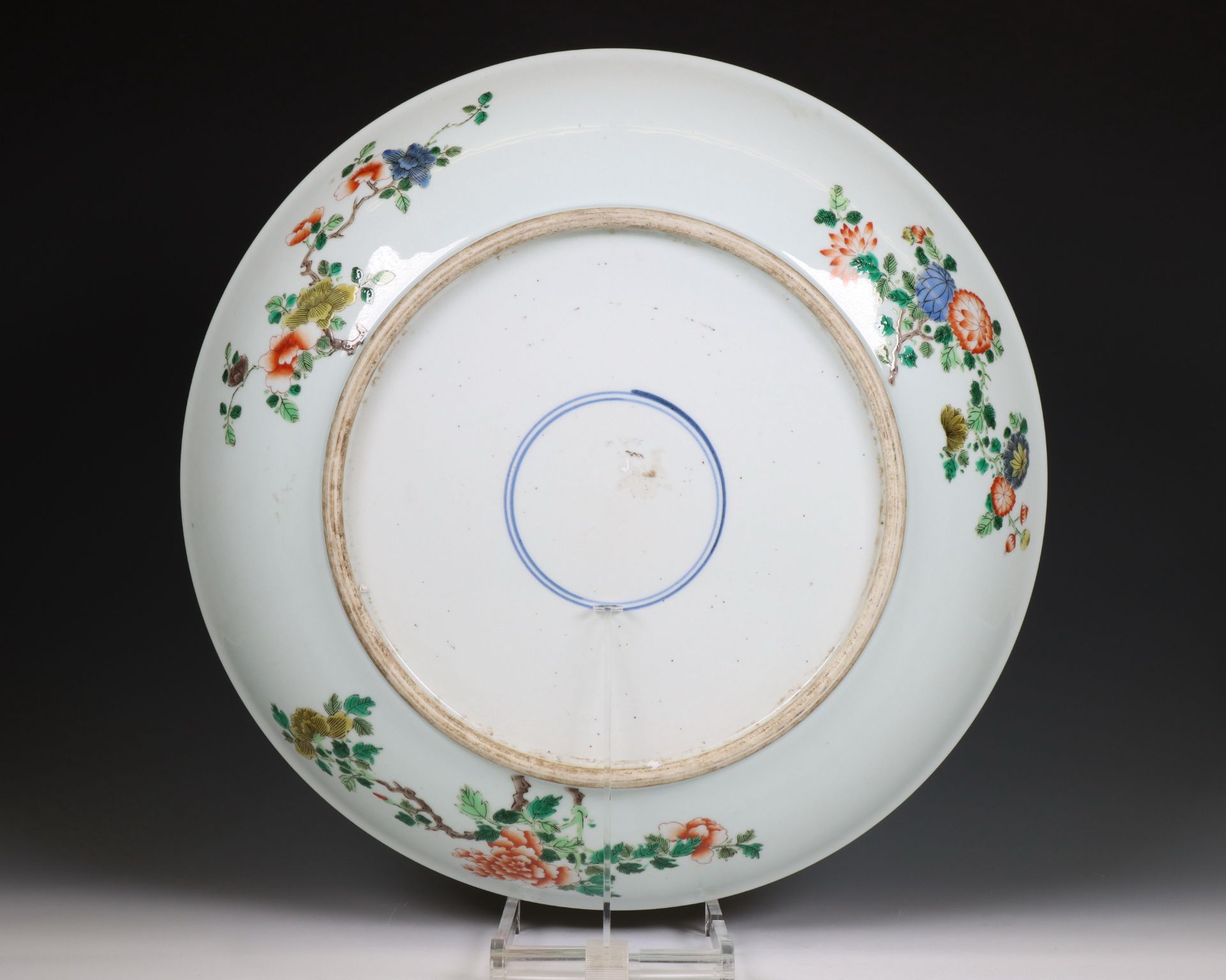 China, a famille verte porcelain dish, 20th century, - Image 2 of 2