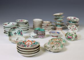 China, a collection of famille rose porcelain, 20th century,