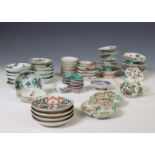 China, a collection of famille rose porcelain, 20th century,