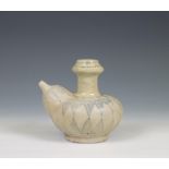 China, a blue and white porcelain 'Hatcher Cargo' kendi, circa 1640,