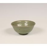 China, celadon-glazed bowl, Ming dynasty (1368-1644),