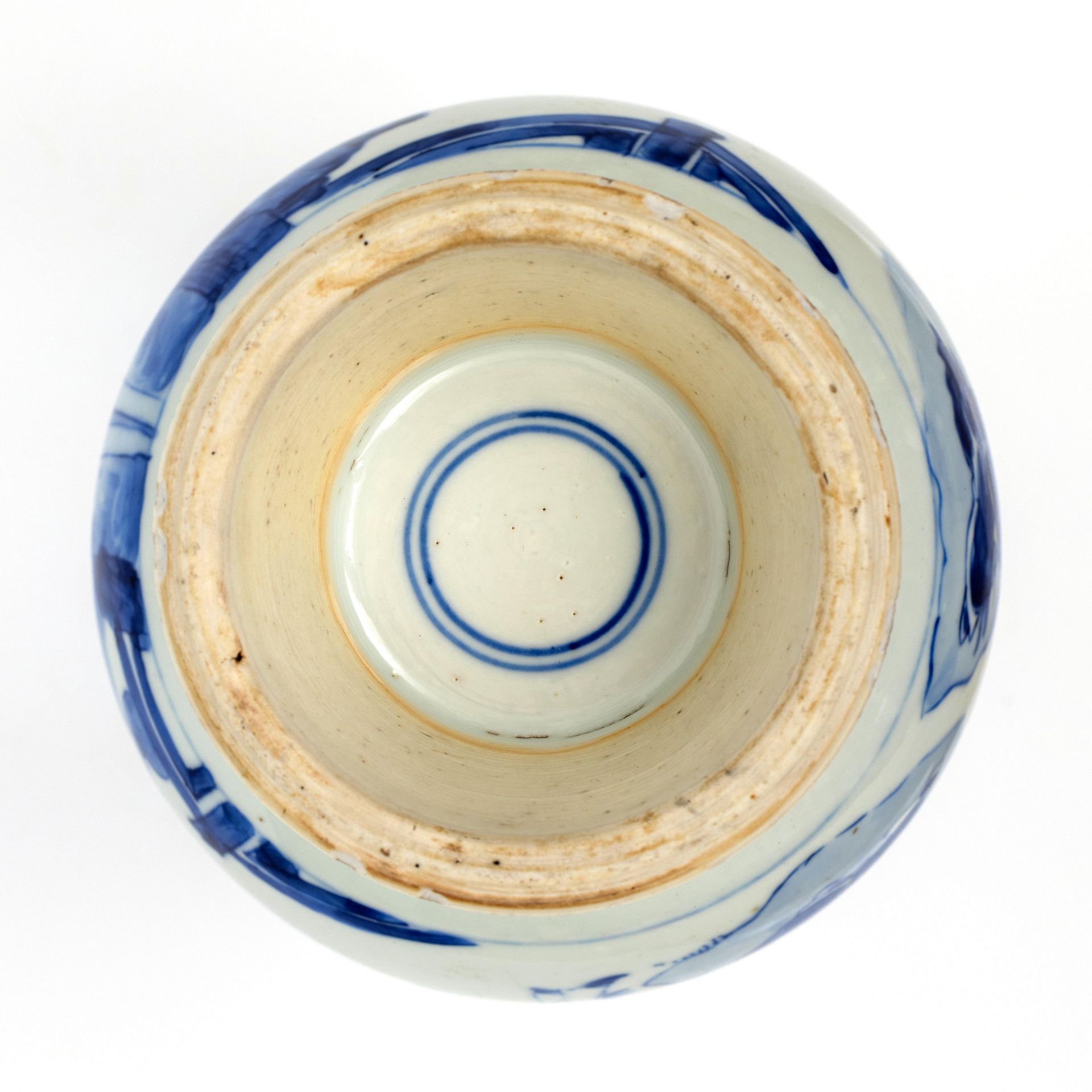 China, blue and white Transitional porcelain 'scholars' vase, mid-17th century, - Bild 4 aus 16