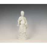 China, Dehua porcelain figure of an Immortal, 18th century,