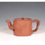 China, a Yixing earthenware teapot and cover,