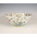 China, Canton famille rose bowl, late 19th century,