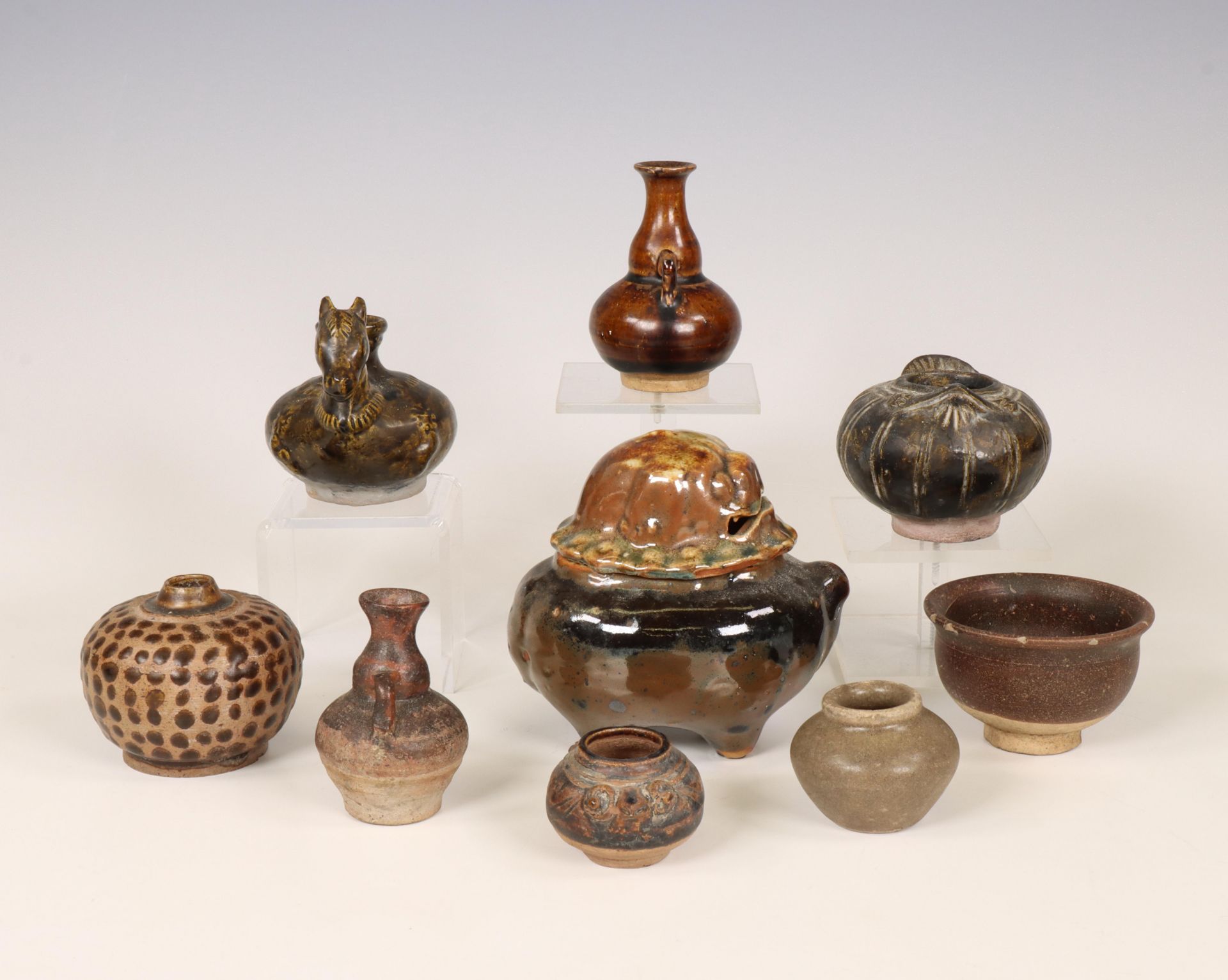 China, a collection of brown-glazed objects, possibly Song dynasty (960-1279) and later, - Image 3 of 4