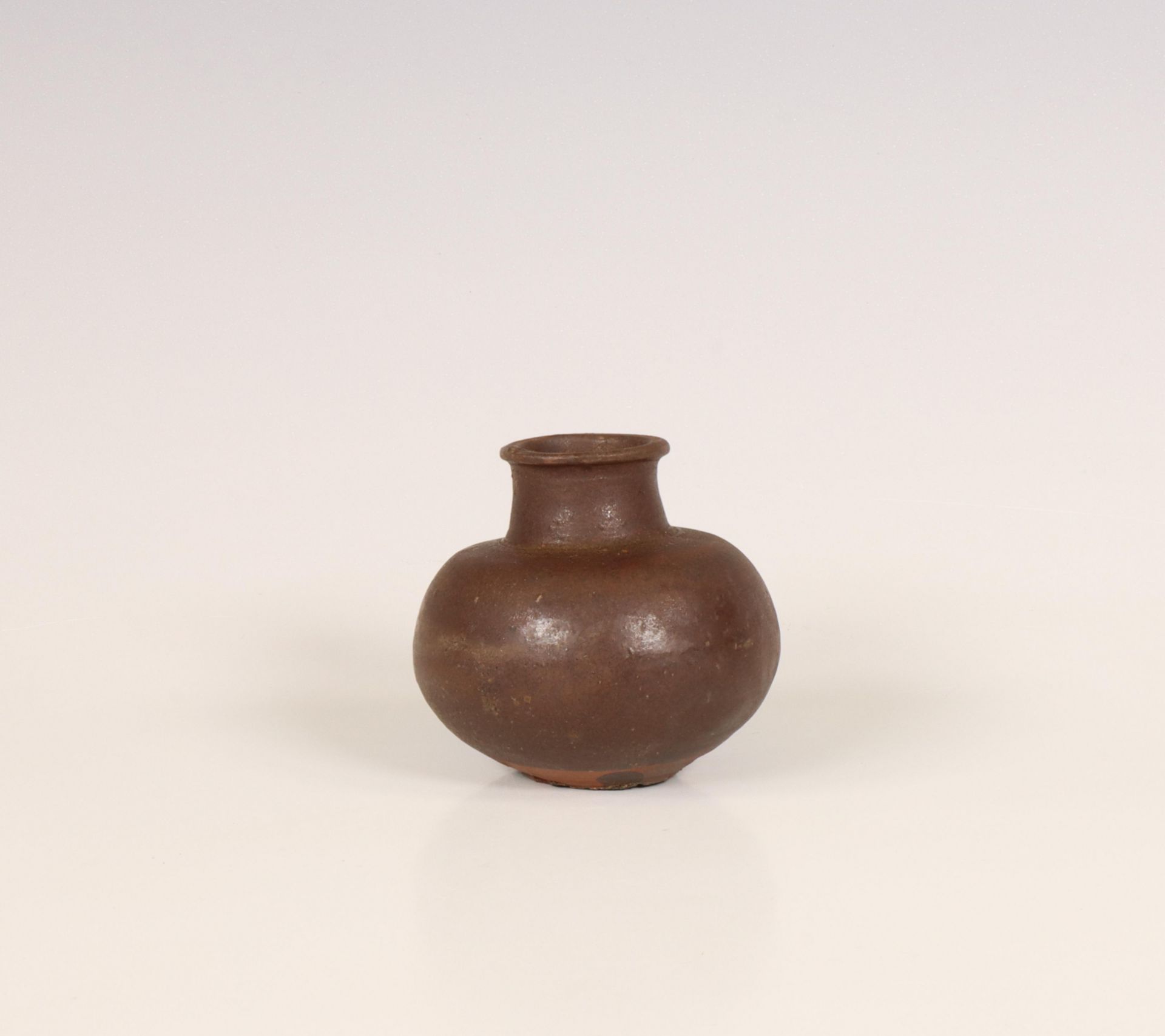China, brown-glazed earthenware chaire, Song dynasty (960-1279),