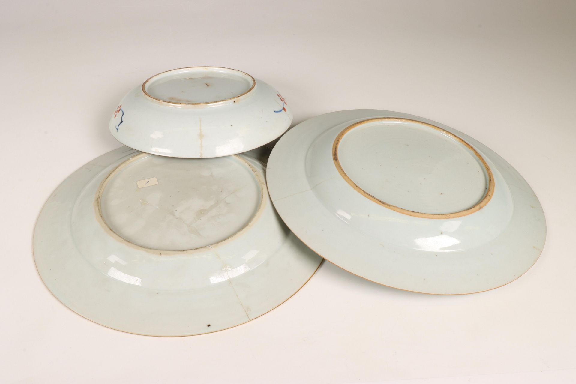 China, small collection of porcelain plates, 18th century, - Bild 2 aus 3