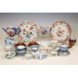 China, collection of famille rose and blue and white porcelain, 18th-20th century,