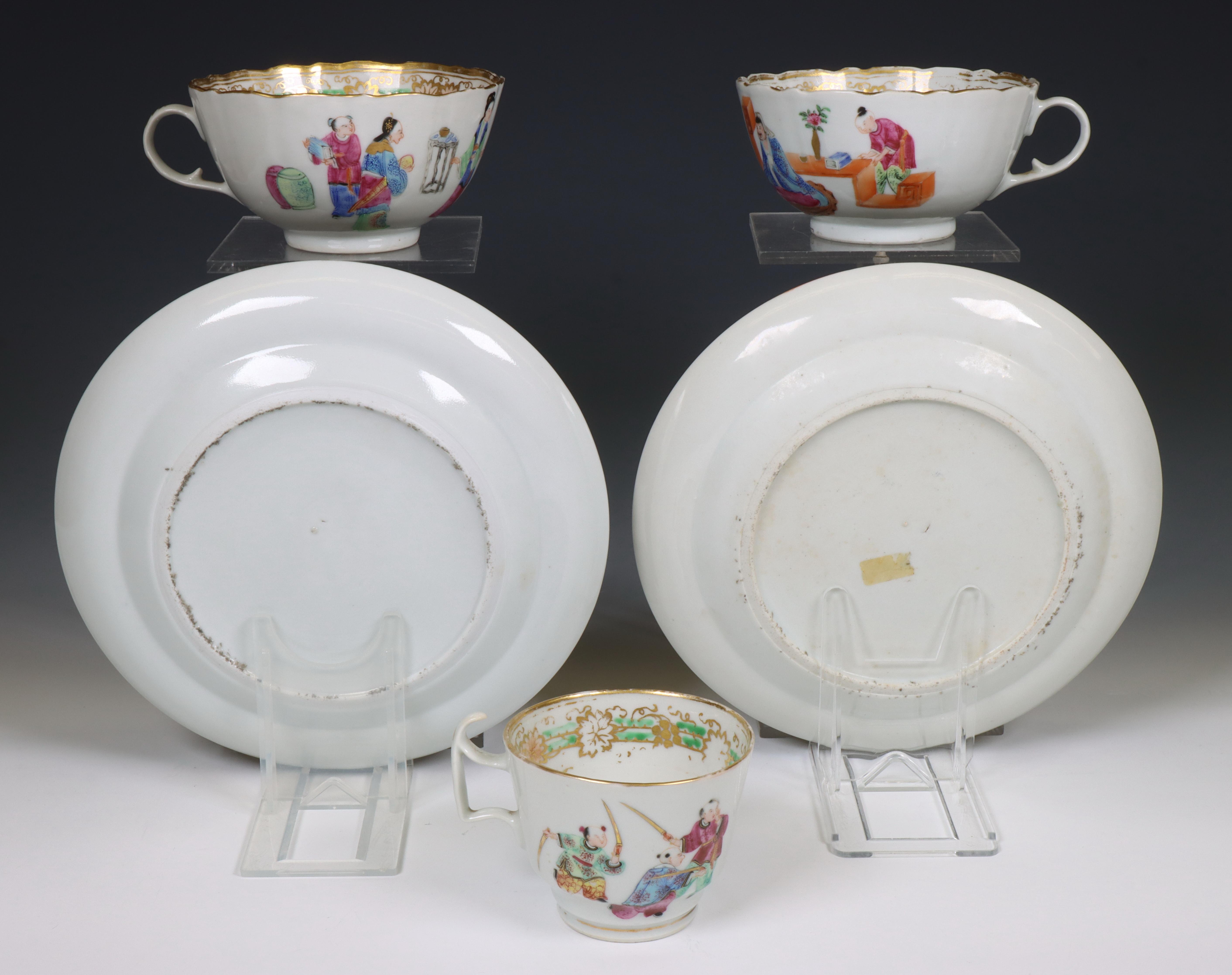 China, a small collection of Mandarin famille rose porcelain, 19th century, - Image 7 of 7