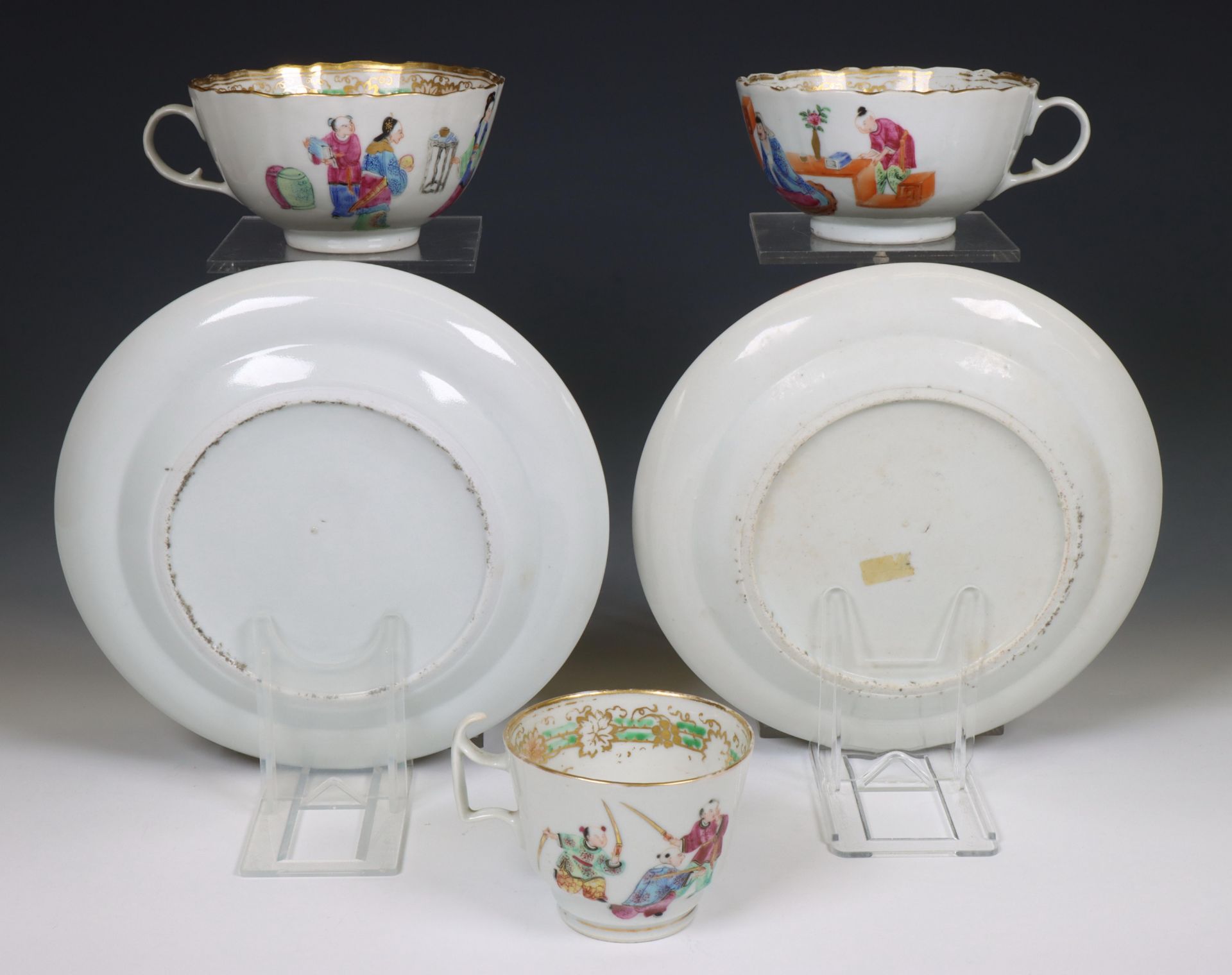 China, a small collection of Mandarin famille rose porcelain, 19th century, - Image 7 of 7