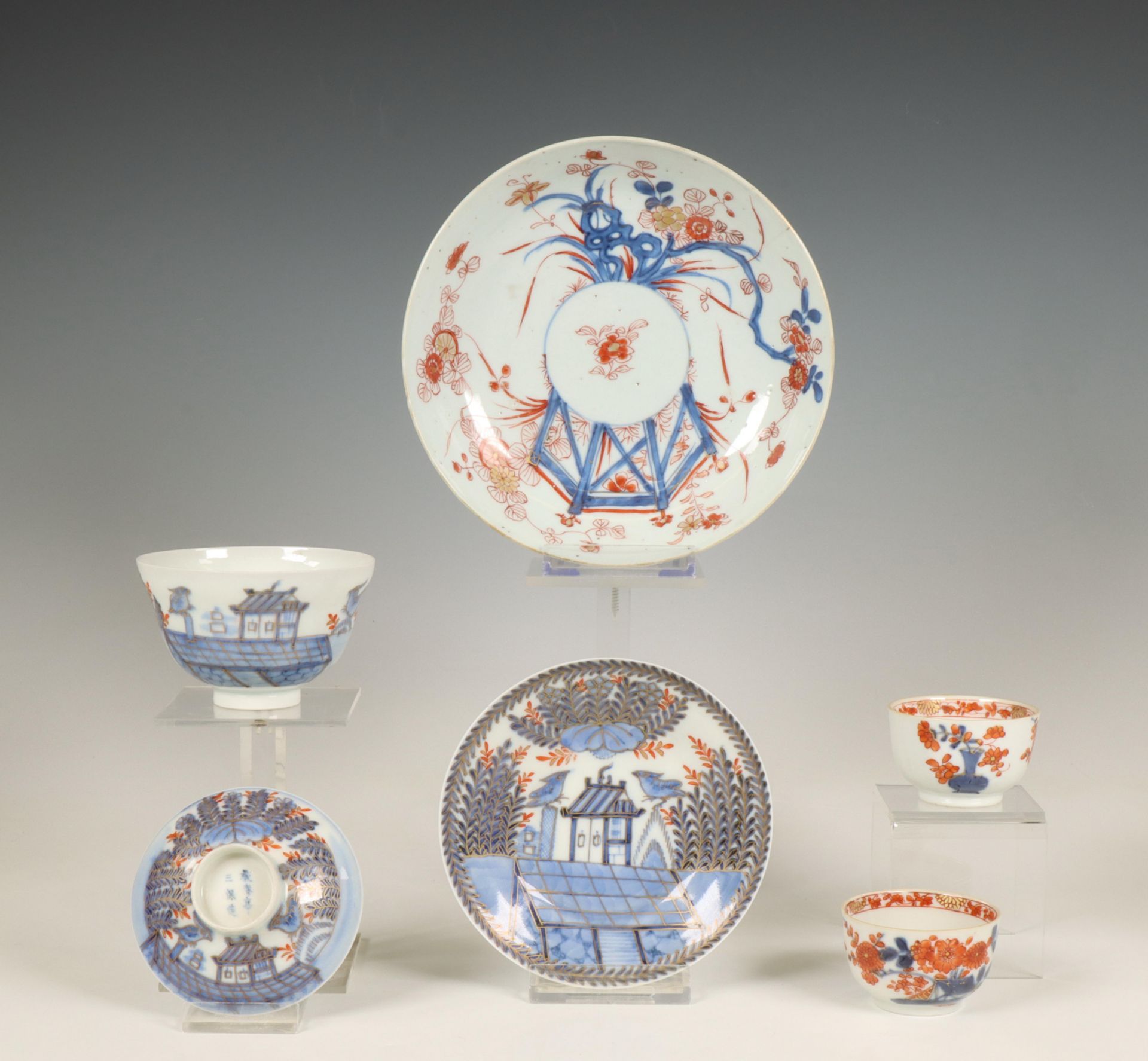 China, a collection of Imari porcelain, 18th century,