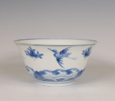 China, a blue and white porcelain bowl, Kangxi period (1662-1722),