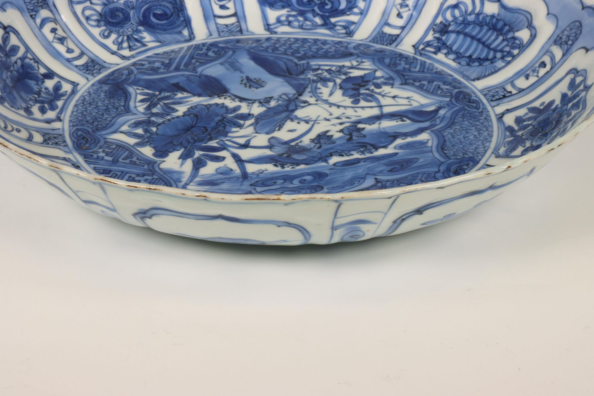 China, a blue and white 'kraak porselein' dish, Wanli period (1573-1619), - Bild 2 aus 3