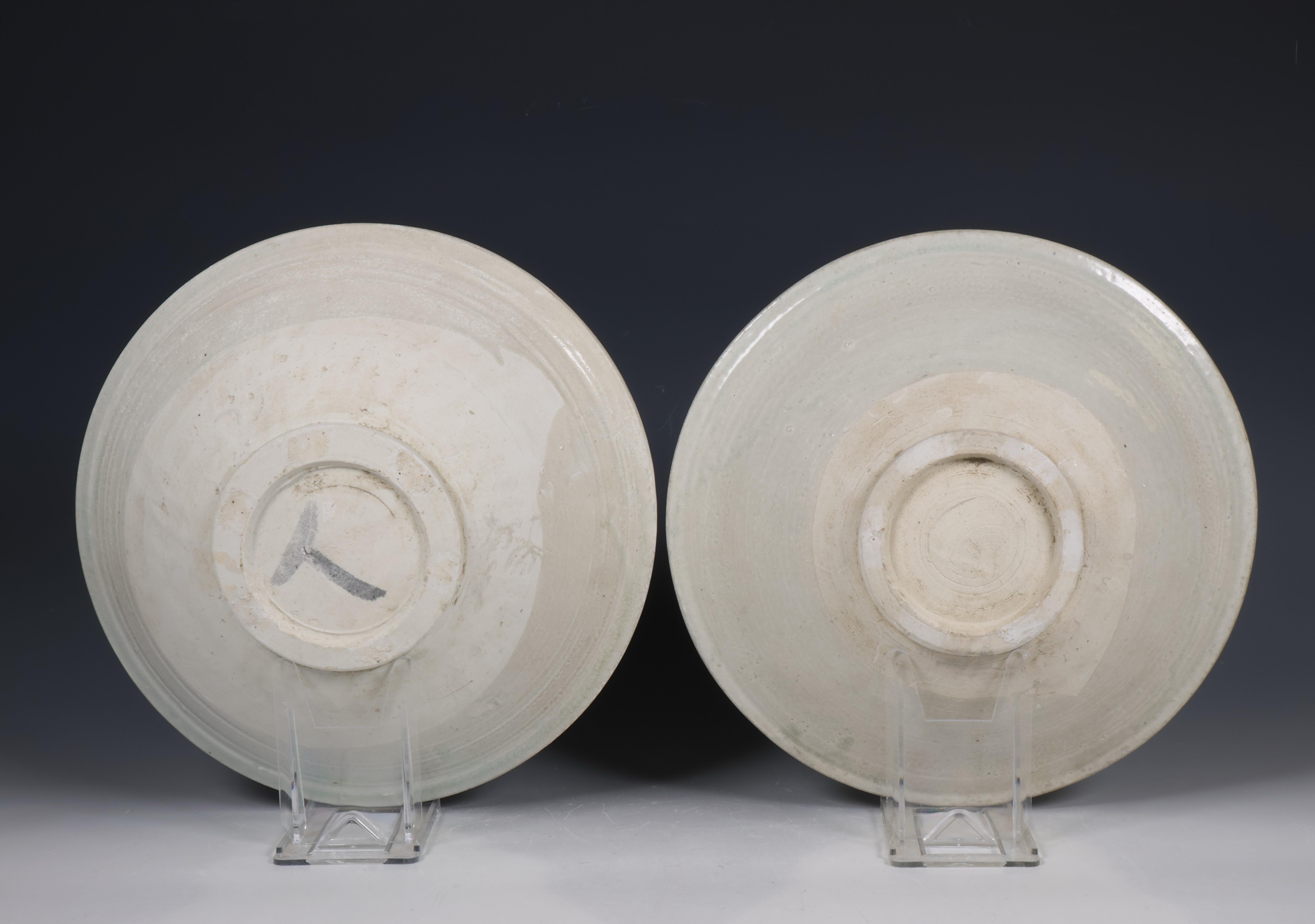 China, two celadon-glazed dishes, Northern Song dynasty, 10th-12th century, - Image 2 of 3