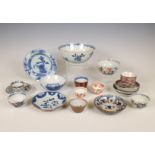 China and Japan, a collection of Imari and blue and white porcelain, 18th century and later,