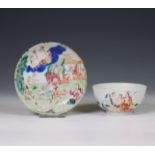 China, two export famille rose porcelain mythological porcelains, Qianlong period (1736-1795),