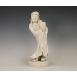 China, a Dehua porcelain figure of Damo, 20th century,